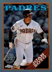2023 Topps Chrome Update 1988 Topps Baseball Juan Soto #88CU-3 card