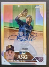 2023 Topps Chrome Update 2023 All-Star Game Autograph Juan Soto #ASGA-JSO card