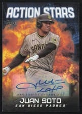 2023 Topps Update Action Stars Autographs Juan Soto #AS-19 card