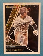 Juan Soto 2023 Topps Update Black Gold Autographs card