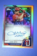 2023 Topps World Baseball Classic Autographs Juan Soto #AV-JS card