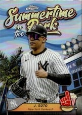 2024 Topps Chrome Summertime in the Park Juan Soto #SITP-9 card