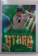 2024 Topps Chrome Update Stratospheric Stars Juan Soto #SSC-9 card