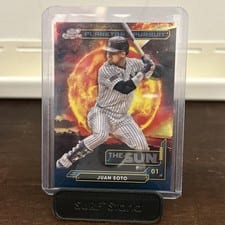 2024 Topps Cosmic Chrome Planetary Pursuit The Sun Juan Soto #PPS-10 card