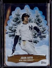2024 Topps Holiday Evergreen Die Cuts Juan Soto #EG-24 card