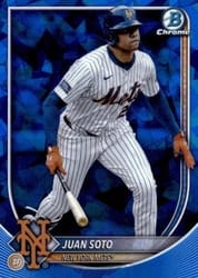 2025 Bowman Chrome Sapphire Edition Base Set Juan Soto #22 card