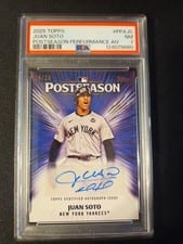 2025 Topps Postseason Performance Autograph Juan Soto #PPA-JS card