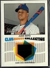 2026 Topps Heritage Clubhouse Collection Relics Juan Soto #CCR-JS card