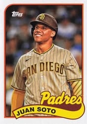 2023 Topps Archives 1989 Doubleheaders Juan Soto / Fernando Tatis Jr. #89DH-14 card