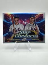 2025 Topps Cosmic Chrome Star Clusters Juan Soto/Francisco Lindor #DSC-3 card