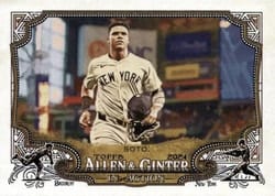 2024 Topps Allen & Ginter In Action Variations Juan Soto (New York Yankees) #IA-26 card