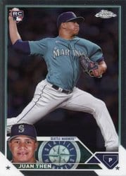 2023 Topps Chrome Update Base Set Juan Then #USC107 card
