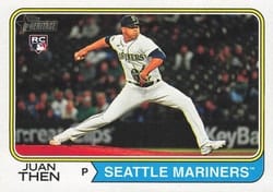 2023 Topps Heritage Base Set Juan Then #610 card