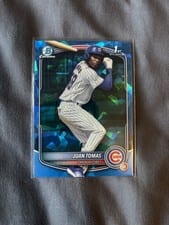 2025 Bowman Chrome Sapphire Edition Prospects Juan Tomas #BCP-230 card