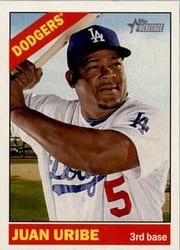 2015 Topps Heritage Base Set Juan Uribe #43 card