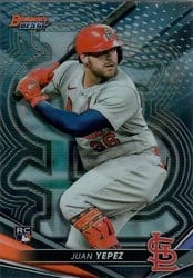 2022 Bowman's Best Base Set Juan Yepez #15 card