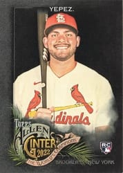 2022 Topps Allen & Ginter X Base Set Juan Yepez #238 card