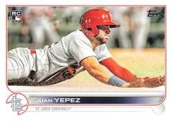 2022 Topps Base Set Juan Yepez #506 card