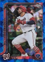 2025 Topps Chrome Sapphire Base Set Juan Yepez #16 card
