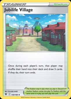 Astral Radiance Jubilife Village #148 card