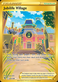 Astral Radiance Jubilife Village #212 card