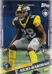 2019 Topps AAF Base Set Jude Adjei-Barimah #62 card
