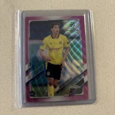 2020 Topps Chrome UEFA Champions League Jude Bellingham Pink #68 card