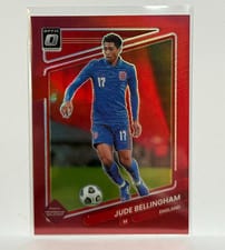 2021 Panini Donruss Road to Qatar Jude Bellingham Optic Red #48 card
