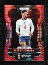 2022 Panini Prizm World Cup Jude Bellingham Breakaway Red #90 card