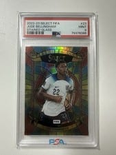 2022 Panini Select FIFA Stained Glass Jude Bellingham #23 card
