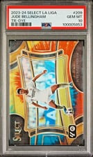 2023 Panini Select La Liga Jude Bellingham Tie-Dye #209 card