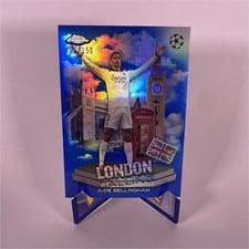 2023 Topps Chrome UEFA Club London Calling Jude Bellingham #LC-4 card