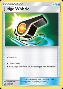 2019 Team Up Judge Whistle #146 card