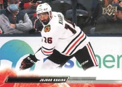2022-23 Upper Deck Base Set Jujhar Khaira #39 card