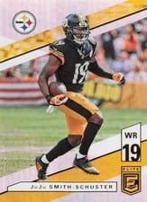 2019 Panini Donruss Elite JuJu Smith Schuster Green #6 card