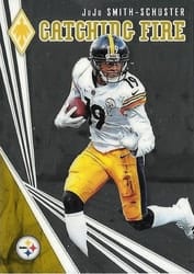 2019 Panini Phoenix Catching Fire JuJu Smith-Schuster #11 card