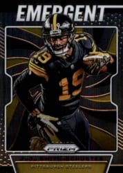 2019 Panini Prizm Emergent JuJu Smith-Schuster #1 card