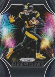 2019 Panini Prizm Fireworks JuJu Smith-Schuster #10 card