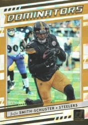 2020 Donruss Dominators JuJu Smith-Schuster #D-JUJU card