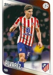2025-26 Topps UEFA Club Competitions Base Set Julián Alvarez #154 card