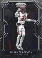 2020 Panini Prizm Base Set Julian Blackmon #330 card