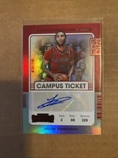 2022 Panini Chronicles Draft Picks Contenders College Ticket Autograph Julian Champagnie #CT-JCH card