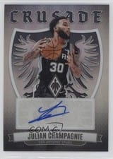 2023-24 Panini Phoenix Crusade Signatures Julian Champagnie #CS-JCH card