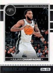 2024-25 Hoops Base Set Julian Champagnie #218 card