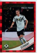 2018 Panini Donruss Julian Draxler #140 card