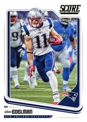 2018 Score Base Set Julian Edelman #207 card