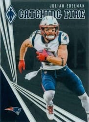 2019 Panini Phoenix Catching Fire Julian Edelman #27 card