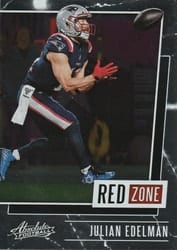 2020 Panini Absolute Red Zone Julian Edelman #10 card