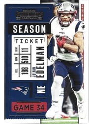 2020 Panini Contenders Base Set Julian Edelman #43 card