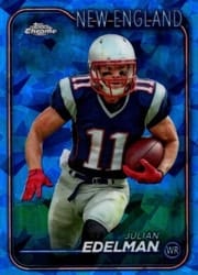 2024 Topps Chrome Sapphire Edition Base Set Julian Edelman #134 card